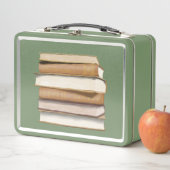 Dunkle Akademie Antike Bücher Metall Brotdose (Beispiel)