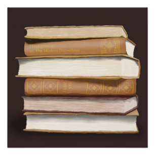 Dunkle Akademie Antike Bücher Poster
