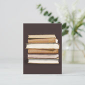 Dunkle Akademie Antike Bücher Postkarte (Stehend Vorderseite)