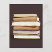 Dunkle Akademie Antike Bücher Postkarte (Vorderseite)