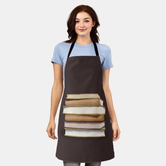 Dunkle Akademie Antike Bücher Schürze (Getragen)