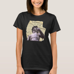 Dunkle Akademie-Ästhetik David Statue von Michelan T-Shirt