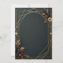 Dunkle Akademie-Boho-Hochzeit