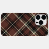 Dunkle Akademie Kastanie Kariert Case-Mate iPhone Hülle (Rückseite (Horizontal))