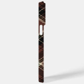 Dunkle Akademie Kastanie Kariert Case-Mate iPhone Hülle (Rückseite / Rechts)