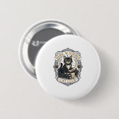 Dunkle Akademie-Katze Vater Geschenkidee - Dunkle  Button (Vorne & Hinten)
