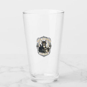 Dunkle Akademie-Katze Vater-Geschenkidee - Dunkle Glas