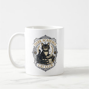 Dunkle Akademie-Katze Vater-Geschenkidee - Dunkle  Kaffeetasse