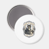 Dunkle Akademie-Katze Vater Geschenkidee - Dunkle  Magnet (Vorderseite/Rückseite)