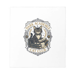 Dunkle Akademie-Katze Vater-Geschenkidee - Dunkle Notizblock