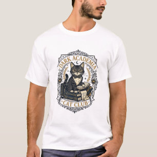 Dunkle Akademie-Katze Vater Geschenkidee - Dunkle  T-Shirt