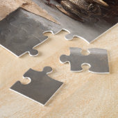 Dunkle Akademie noch Leben mit Schädel Puzzle (Seite)