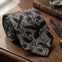 Dunkle Akademie Rabe Floral Vogel Liebhaber Gesche