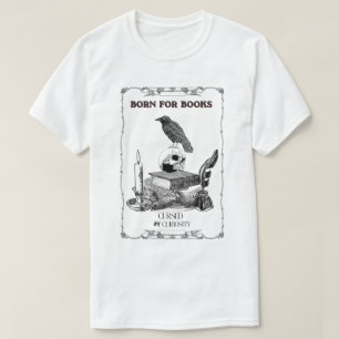 Dunkle Akademie Raben-Schädel Vintage-Ästhetik Geb T-Shirt
