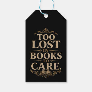 Dunkle Akademie Vintage-Leser Bücherliebhaber Geschenkanhänger