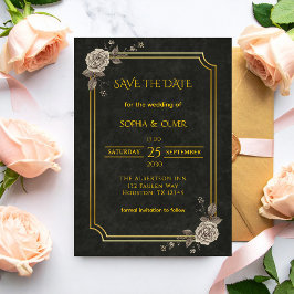 Dunkle Akademische Gothic Elegante Hochzeit Merken