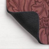 Dunkle Akanthusblätter (von William Morris) Mousepad (Ecke)