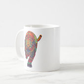 Dunkle Alebrije-Katze Kaffeetasse (Vorderseite Links)