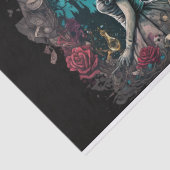 Dunkle Alice im Wunderland 3-Dekodierungs-Collage Seidenpapier (Ausschnitt)