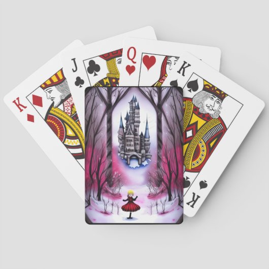 Dunkle Alice im Wunderland Spielkarten (Rückseite)