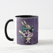 Dunkle Alice Rustikal Tiefes Violett Tasse (Links)
