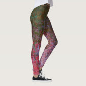 Dunkle Alkoholtinte Abstrakt Leggings (Rechts)