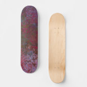 Dunkle Alkoholtinte Abstrakt Skateboard (Vorderseite)