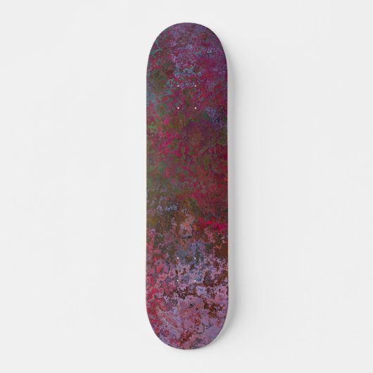 Dunkle Alkoholtinte Abstrakt Skateboard (Vorne)