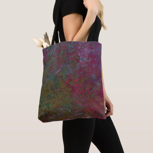 Dunkle Alkoholtinte Abstrakt Tasche (Von Nahem)