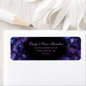 Dunkle Amethyst Boho Hexen Kristalle Rücksendeadre (Insitu)