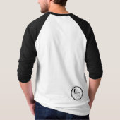 Dunkle Amor Raglan-Hülse T-Shirt (Rückseite)