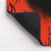 Dunkle Anime-Fantasy-Krähe-und-Dämon-Kunst Mousepad (Ecke)