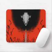 Dunkle Anime-Fantasy-Krähe-und-Dämon-Kunst Mousepad (Mit Mouse)