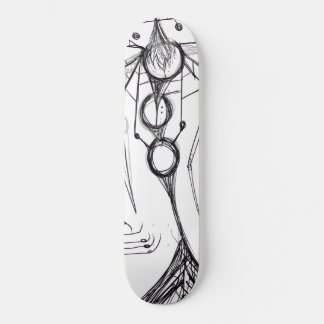 Dunkle Anime-Fantasy-Krähe-und-Dämon-Kunst Skateboard
