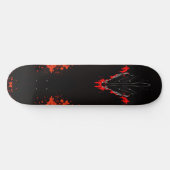 Dunkle Anime-Fantasy-Krähe und Dämonenkunst Skateboard (Horizontal)