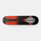 Dunkle Anime-Fantasy-Krähe und Dämonenkunst Skateboard (Horizontal)