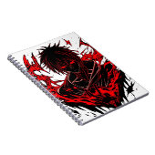 Dunkle Anime Notizblock (Rechte Seite)