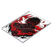 Dunkle Anime Notizblock (Linke Seite)