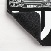 Dunkle Antrieb-Mausunterlage Mousepad (Ecke)