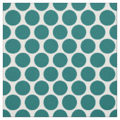 Dunkle Aquamarine Mod-Punkte Stoff (Muster)