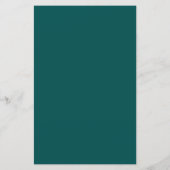Dunkle Aquamarine Solid-Farbe (Rückseite)