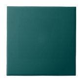 Dunkle Aquamarine Solid-Farbe Fliese (Vorderseite)