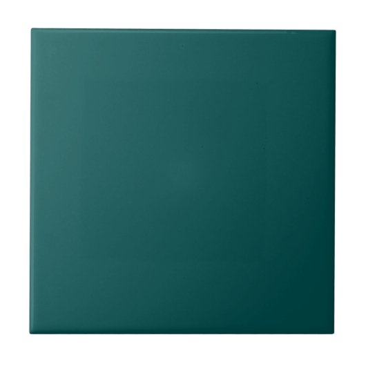 Dunkle Aquamarine Solid-Farbe Fliese (Vorderseite)