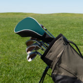 Dunkle Aquamarine Solid-Farbe Golf Headcover (In SItu)