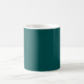 Dunkle Aquamarine Solid-Farbe Kaffeetasse (Mittel)