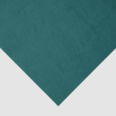 Dunkle Aquamarine Solid-Farbe Seidenpapier (Detail)