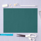 Dunkle Aquamarine Solid-Farbe Seidenpapier (Handwerk)
