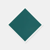 Dunkle Aquamarine Solid-Farbe Serviette (Ecke)