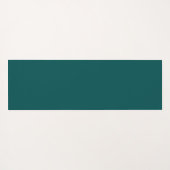 Dunkle Aquamarine Solid-Farbe Yogamatte (Rückseite (Horizontal))