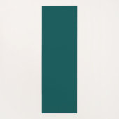 Dunkle Aquamarine Solid-Farbe Yogamatte (Rückseite)